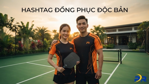 Sức Mạnh Định Vị Thương Hiệu: Lợi Ích Cực Hạn Của Hashtag Độc Bản Trên Đồng Phục CLB Pickleball Cao Cấp