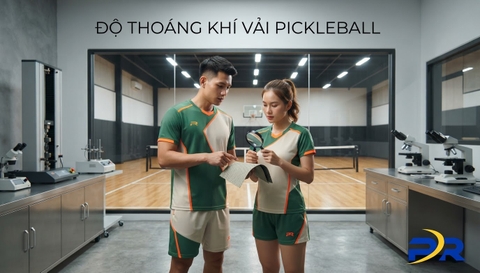 So Sánh Chuyên Sâu Độ Thoáng Khí Giữa Vải Dệt Thoi (Woven) Và Dệt Kim (Knitted) Trong Thiết Kế Đồng Phục Pickleball Chuyên Nghiệp