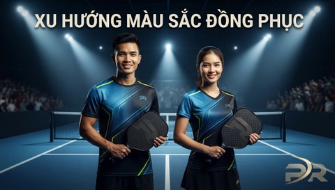 Xu Hướng Màu Sắc Đồng Phục Thể Thao Pickleball Đang Thay Đổi Ra Sao: Thị Giác Tốc Độ, Tâm Lý Thi Đấu & Công Nghệ Dệt PR SPORT