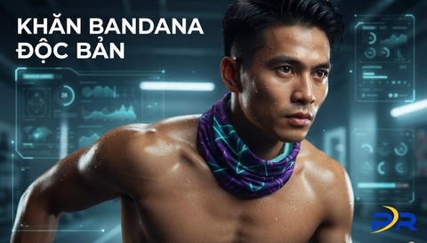 Giải Pháp Thiết Kế Khăn Đa Năng Bandana Chạy Bộ Cá Nhân Hóa: Công Nghệ Sợi Thermodynamic Và Nghệ Thuật Độc Bản Từ PR SPORT