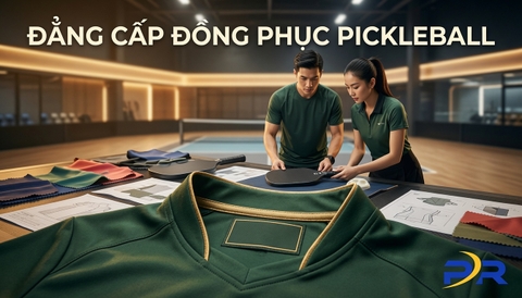 Giải Pháp Nhãn Dệt Và Tem Cổ Áo Định Danh: Chi Tiết Nhỏ Kiến Tạo Vị Thế Chuyên Nghiệp Cho Đồng Phục CLB Pickleball Cao Cấp