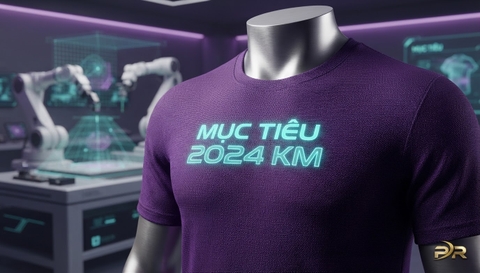 Thiết Kế Áo Chạy Bộ Cá Nhân Hóa: In Mục Tiêu Tích Lũy KM Cả Năm (Yearly Mileage Goal) – Động Lực Bứt Phá Giới Hạn