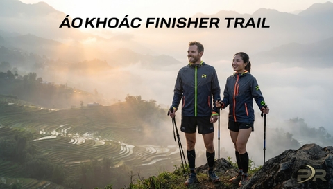 Giải Pháp Thiết Kế & Sản Xuất Áo Khoác Gió Finisher Cự Ly 100km / 70km Giải Chạy Địa Hình Đẳng Cấp