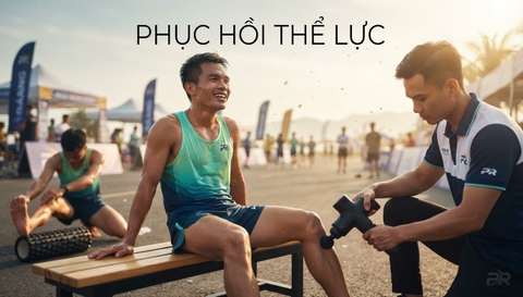 PR SPORT Thiết Lập Khu Vực Massage Giãn Cơ & Phục Hồi Thể Lực Miễn Phí Chuẩn Y Học Thể Thao Tại Giải Chạy