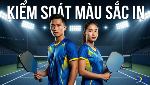 Kỹ Thuật Kiểm Soát Sai Lệch Màu Sắc Khi In Đồng Phục Pickleball Số Lượng Lớn