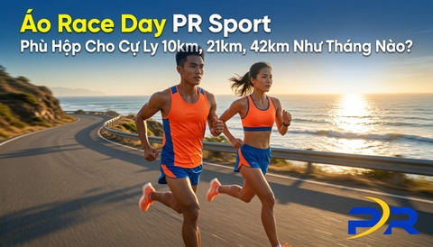 Áo Race Day PR Sport Phù Hợp Cho Cự Ly 10km, 21km, 42km Như Thế Nào?