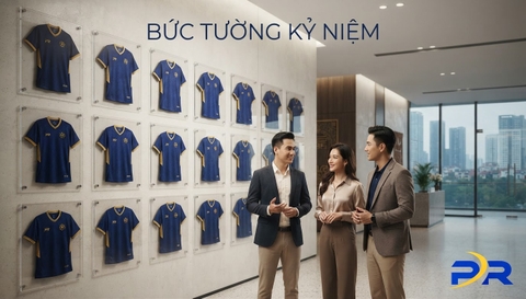 Kiến Tạo Văn Hóa Doanh Nghiệp Đột Phá Bằng Bức Tường Áo Đồng Phục Thể Thao (Jersey Wall of Fame) Kiểu Mẫu