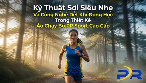 Kỹ Thuật Sợi Siêu Nhẹ Và Công Nghệ Dệt Khí Động Học Trong Thiết Kế Áo Chạy Bộ PR Sport Cao Cấp