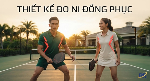 Giải Pháp Đồng Phục Pickleball Cho Người Vai Rộng Eo Nhỏ: Tối Ưu Ergonomic Và Thiết Kế V-Fit Đỉnh Cao