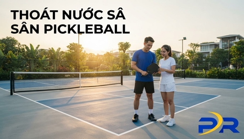 Giải Pháp Thiết Kế Hệ Thống Thoát Nước Sân Pickleball Ngoài Trời Đạt Chuẩn Thi Đấu Quốc Tế