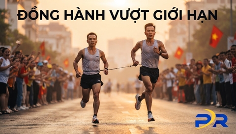 RUNNER KHIẾM THỊ VÀ NGƯỜI DẪN ĐƯỜNG: BIỂU TƯỢNG ĐỒNG HÀNH TRÊN ĐƯỜNG ĐUA MARATHON