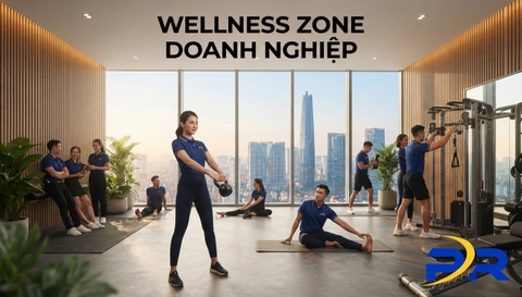 Xây Dựng Phòng Tập Thể Dục Mini (Wellness Zone) Tại Trụ Sở: Chiến Lược Nâng Tầm Văn Hóa Doanh Nghiệp Và Giải Pháp Trang Phục Vận Động Đồng Bộ Cùng PR SPORT