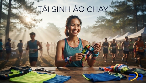Tái Chế Áo Chạy Bộ Cũ Thành Phụ Kiện Thể Thao Hữu Ích: Giải Pháp Upcycling Xanh Đột Phá Cùng PR Sport