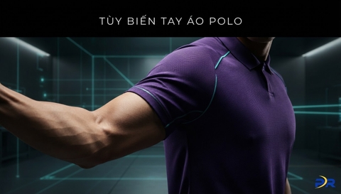Tùy Biến Chiều Dài Tay Áo Polo Thể Thao Chạm Đúng 2/3 Bắp Tay: Chuẩn Mực May Đo Tôn Tối Đa Khối Cơ Săn Chắc