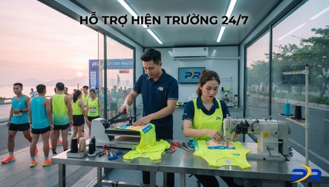 Đội Ngũ Kỹ Thuật Viên May Mặc Túc Trực 24/24 Tại Hiện Trường Suốt Tuần Lễ Sự Kiện: Giải Pháp Bảo Trợ Kỹ Thuật Toàn Diện Cho CLB Chạy Bộ