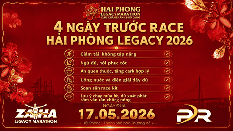 4 ngày trước race Hải Phòng Legacy Marathon 2026: VĐV cần chuẩn bị gì?