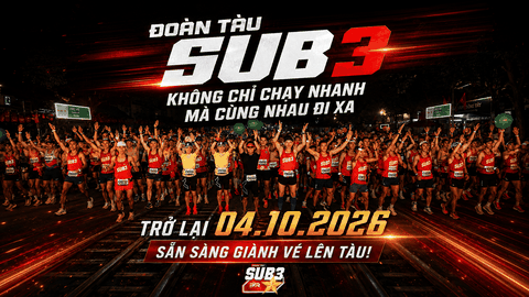 ĐOÀN TÀU SUB 3: VÌ SAO NHIỀU RUNNER “ĐỨT TÀU” VÀ ĐIỀU GÌ THỰC SỰ CÒN LẠI?