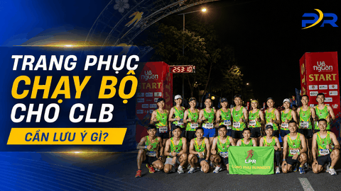 Trang phục chạy bộ cho CLB cần lưu ý gì?