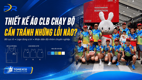 Thiết kế áo CLB chạy bộ cần tránh những lỗi nào? | PR SPORT