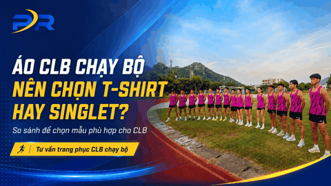 Áo CLB chạy bộ nên chọn T-shirt hay singlet?