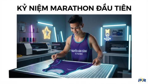 Cá Nhân Hóa Áo Chạy Bộ Finisher: Khắc Ghi Tên Và Ngày Tháng Cột Mốc Marathon Đầu Tiên Trong Đời