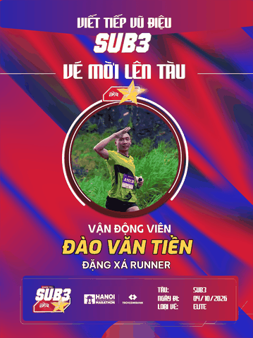 Hành Trình Bứt Phá Giới Hạn Của Đào Văn Tiền: Từ Đặng Xá Runner Đến 
