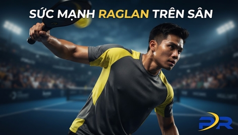 Thiết Kế Áo Raglan Trong Pickleball: Giải Mã Động Lực Học Vai Và Hiệu Suất Thi Đấu