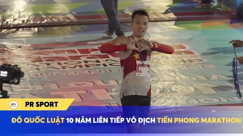 ĐỖ QUỐC LUẬT LẬP KỶ LỤC 10 NĂM LIÊN TIẾP VÔ ĐỊCH TIỀN PHONG MARATHON