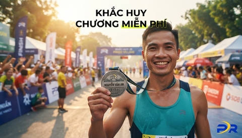 Dịch Vụ Khắc Laser Huy Chương Kỷ Niệm Miễn Phí Cho Toàn Bộ Vận Động Viên Cùng PR SPORT