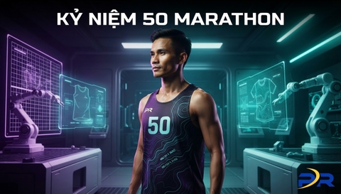 Thiết Kế Áo Đấu Chạy Bộ Cá Nhân Hóa: Khắc Họa Dấu Mốc 10, 20, 50 Giải Marathon Trong Sự Nghiệp