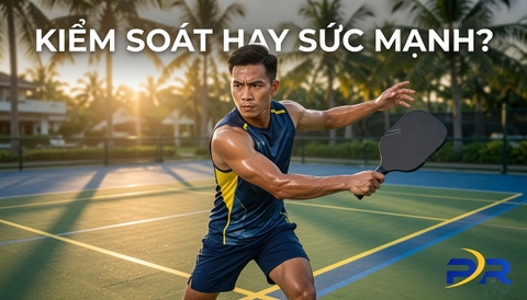 Vợt Pickleball Cho Người Mới Bắt Đầu: Phân Tích Cơ Học Chuyên Sâu Giữa Kiểm Soát Và Sức Mạnh
