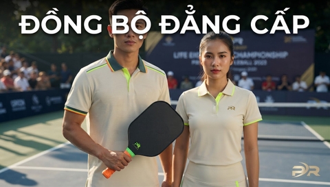 Giải Pháp Phối Màu Đồng Bộ Bọc Cán Vợt (Overgrip) Cùng Trang Phục Thi Đấu Pickleball Đỉnh Cao