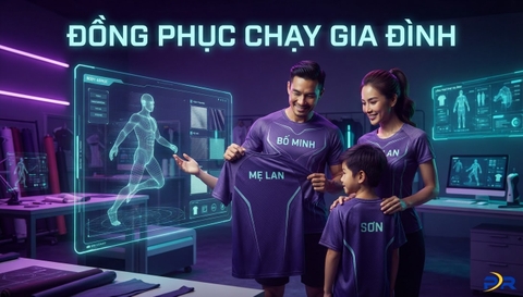 Kỹ Thuật May Đo Cá Nhân Hóa Đồng Phục Chạy Bộ Gia Đình: Tối Ưu Ergonomic Cho Bố, Mẹ Và Con