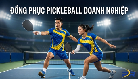 Đồng Phục Pickleball Đại Hội Thể Thao Doanh Nghiệp: Sự Khác Biệt Kỹ Thuật Đột Phá So Với Áo Thun Công Sở