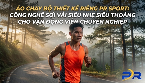 Áo Chay Bộ Thiết Kế Riêng PR Sport: Công Nghệ Sợi Vải Siêu Nhẹ Siêu Thoáng Cho Vận Động Viên Chuyên Nghiệp