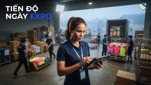 Giao Hàng Đúng Ngày Expo: Bài Toán Hậu Cần Tối Hạn Của Nhà Cung Cấp Trang Phục Marathon
