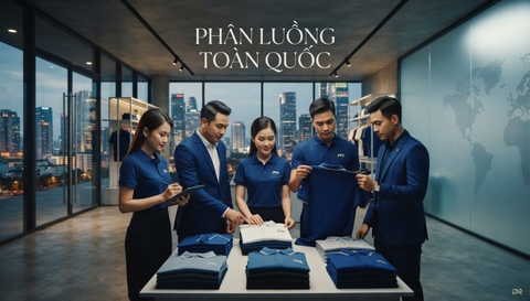 Chiến Lược Bố Trí Tuyến Giao Đồng Phục Phân Luồng Linh Hoạt Đến 50 Chi Nhánh Toàn Quốc Trong 24 Giờ