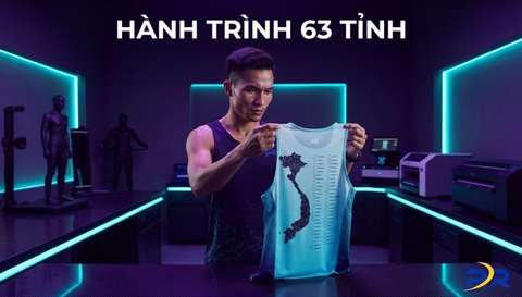 Thiết Kế & In Ấn Bản Đồ Hành Trình Chạy Bộ 63 Tỉnh Thành Việt Nam Dạng Checklist Kỹ Thuật Số Cá Nhân Hóa PR Sport