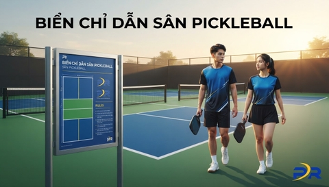 Hệ Thống Biển Chỉ Dẫn Sân Pickleball Tiêu Chuẩn: Bản Thiết Kế Tối Ưu Trải Nghiệm Và Vận Hành Câu Lạc Bộ Chuyên Nghiệp