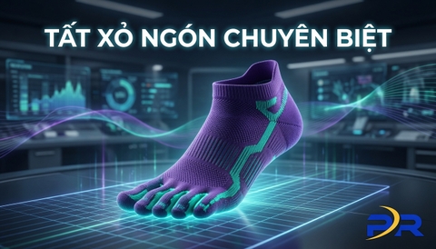 Tất xỏ ngón chạy bộ: Giải pháp triệt để cho người hay phồng rộp kẽ ngón chân