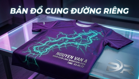 Áo Chạy Bộ Thiết Kế Cá Nhân Hóa: In Bản Đồ Cung Đường Chạy Yêu Thích Và Dấu Ấn Kỷ Niệm Cá Nhân