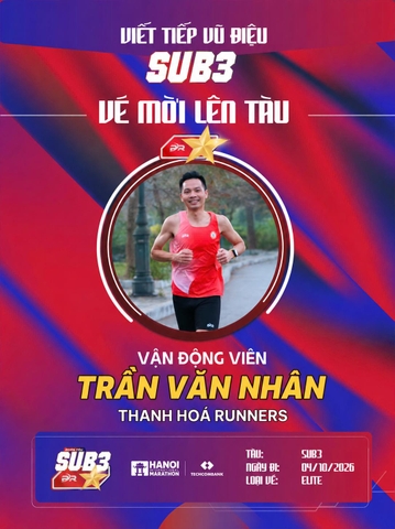 Trần Văn Nhân – Chiến Binh Thép Thanh Hoá Runners Và Hành Trình Kỷ Luật Trên Đoàn Tàu Sub 3 2026