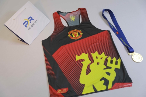 Áo SINGLET Nam Sức mạnh quỷ đỏ | Áo chạy bộ PR SPORT