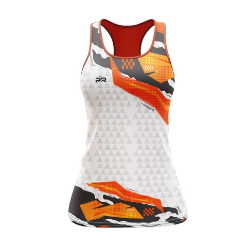 Áo Singlet chạy bộ PR BỨT PHÁ – Ép seam không đường may | PR SPORT
