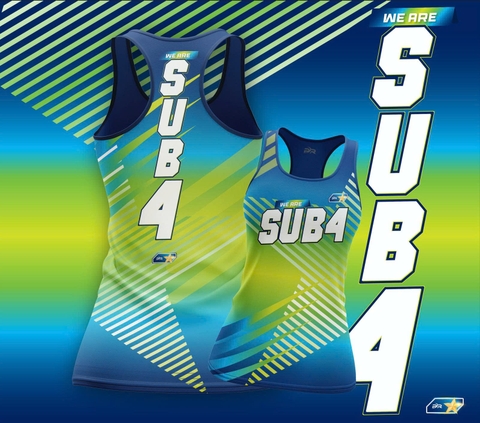 Áo Singlet SUB 4 - We’re Sub 4 - PR SPORT