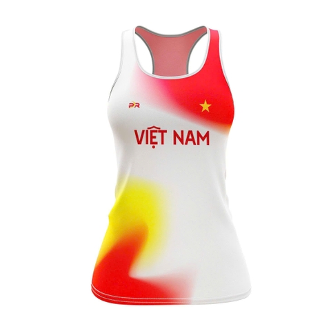 Áo chạy bộ Singlet Tự Hào Việt Nam PR SPORT - Áo Chạy bộ Thoáng khí