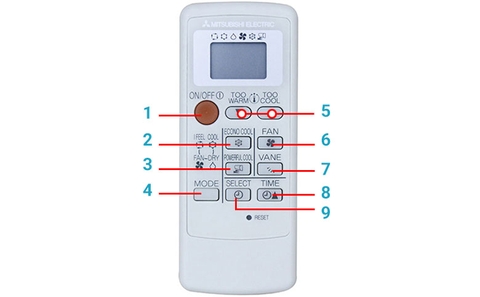 Khiển Điều Hoà Mitsubishi Electronic