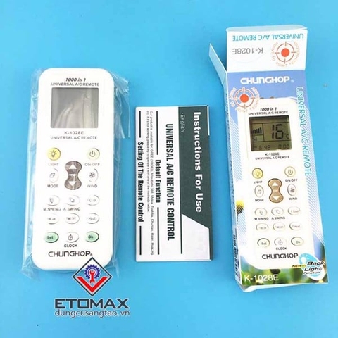 Khiển Điều Hoà Đa Năng K-1028E