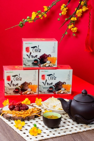 TRÀ SÂM TIẾN VUA, TRÀ TỨ VỊ (Hộp 10 túi)