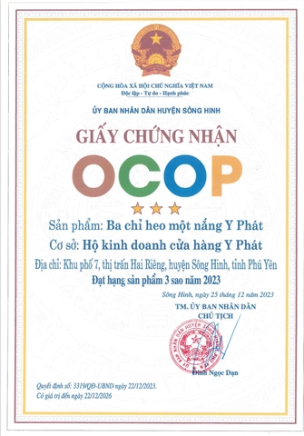 BA CHỈ HEO MỘT NẮNG Y PHÁT (  2 túi x 500g)